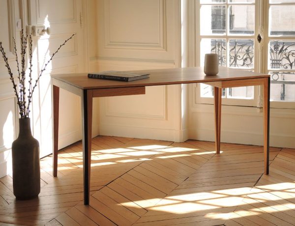 Bureau bois et métal  design contemporain - La Manufacture Nouvelle