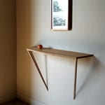 Console murale à suspendre,en bois, table d'appoint.